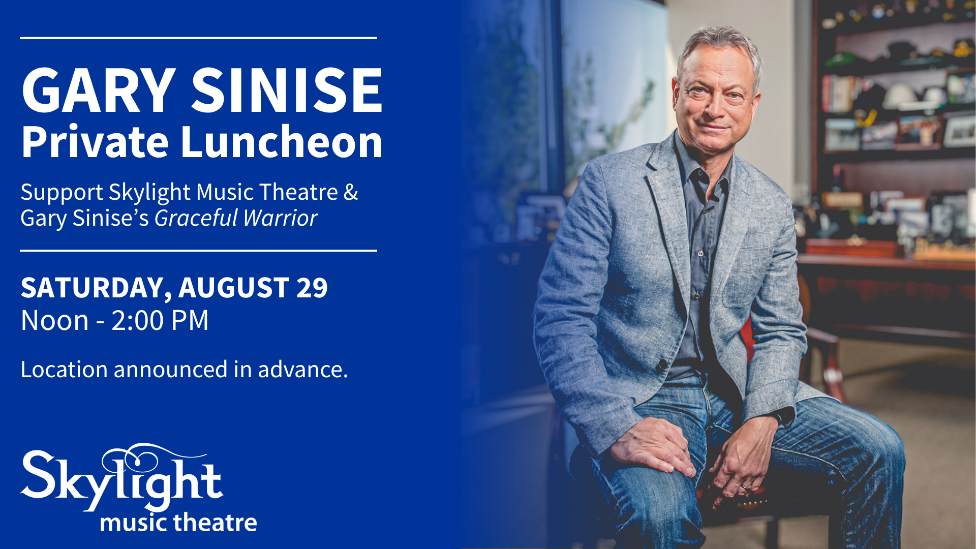 Gary Sinise Lunch Graceful Warrior