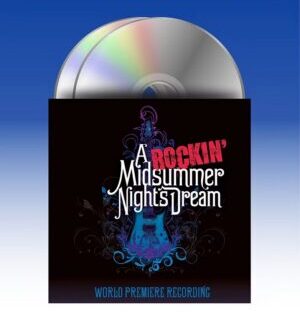 Two CDs coming out of a case for Midsummer Nights Dream