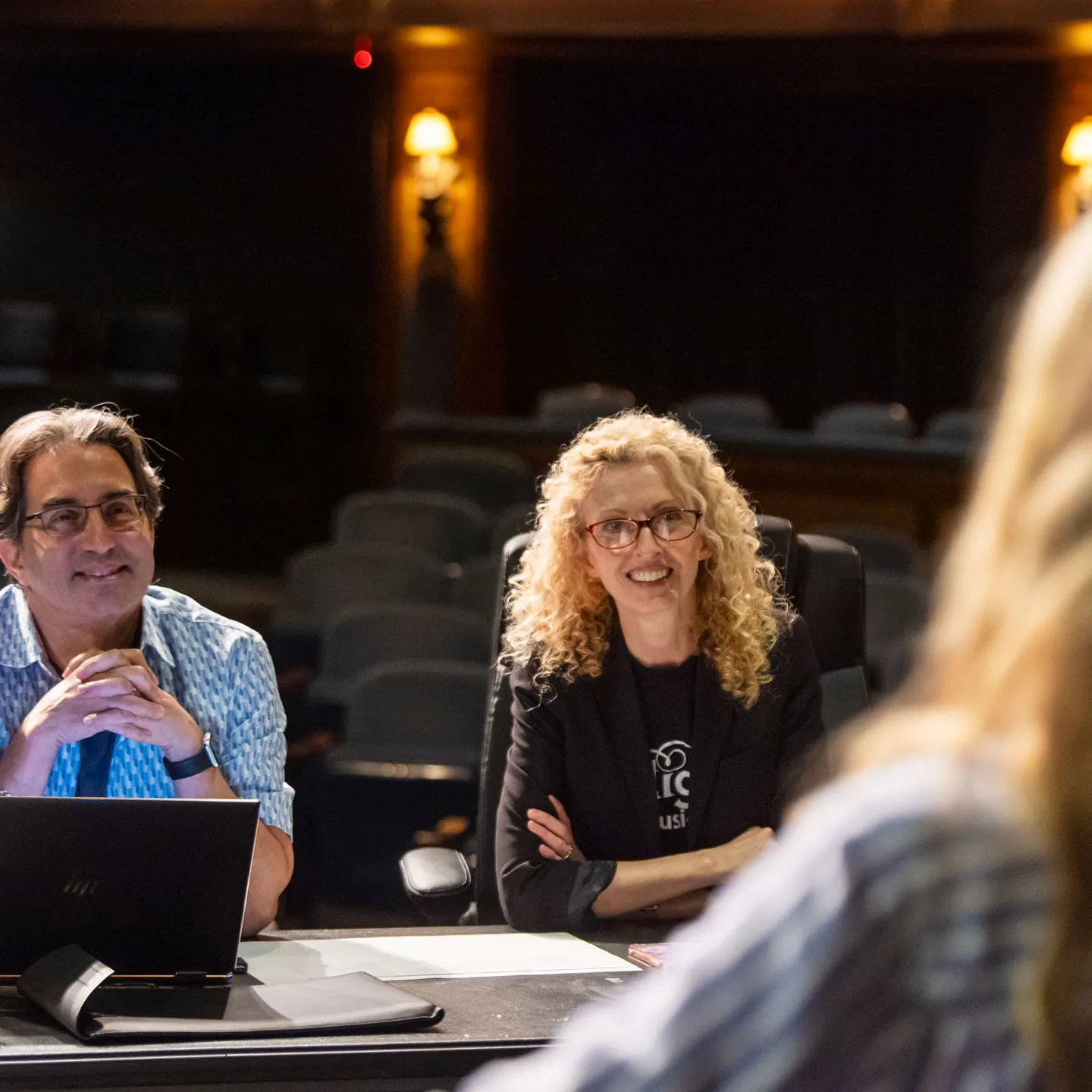Skylight artistic director and executive director during audition