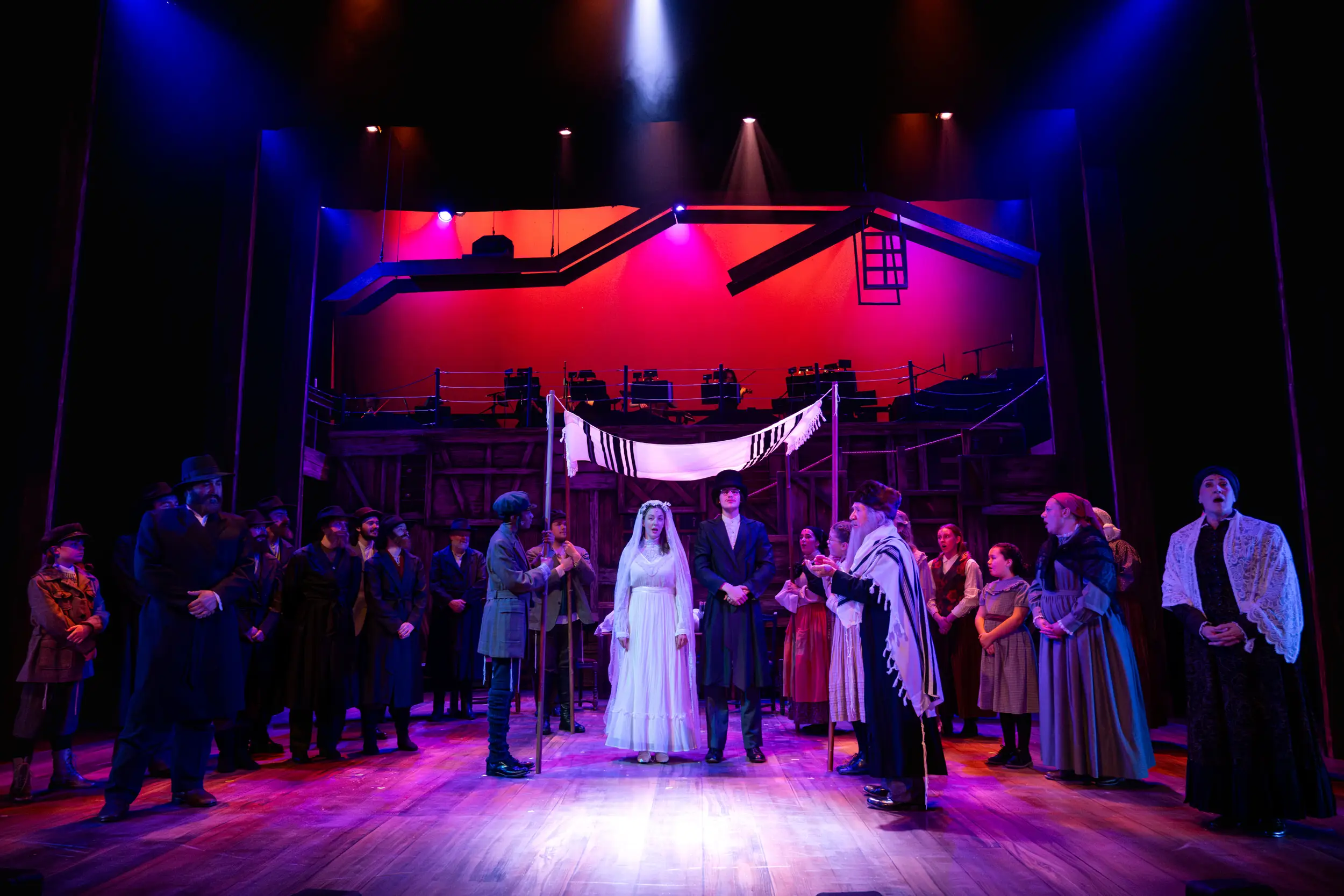 Wedding scene for a Fiddler on the Roof Performance.