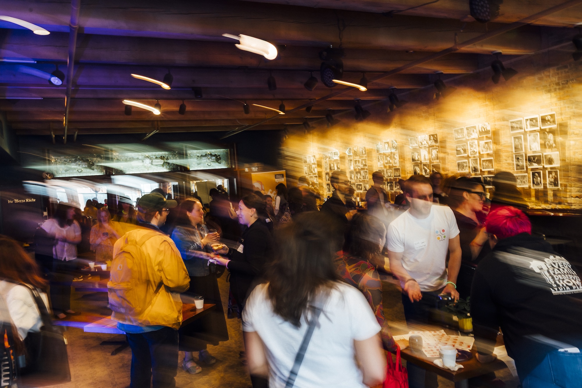 Crowded Skylight Bar for a rental event
